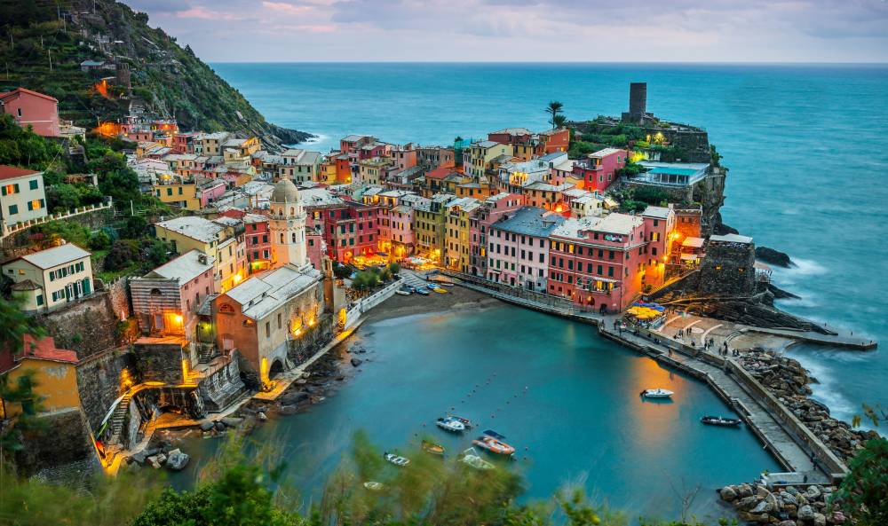 Italy Scenic Coastal Town